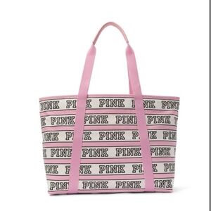 PINK VS Logo Canvas Tote Bag.